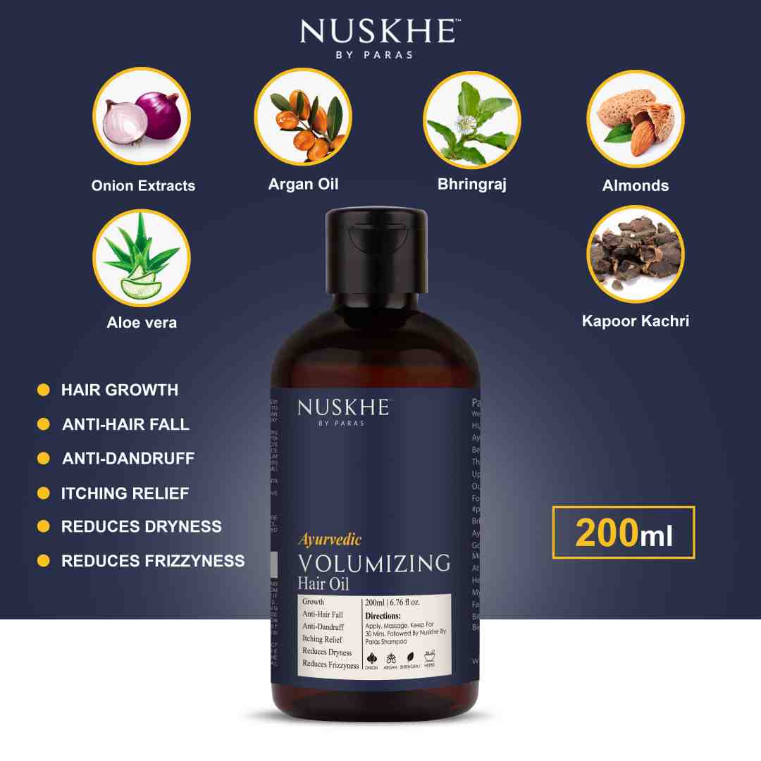 Ayurvedic Volumizing Hair Oil