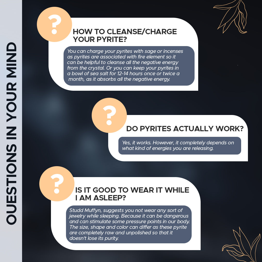 Natural Pyrite Pendant (Without Chain)