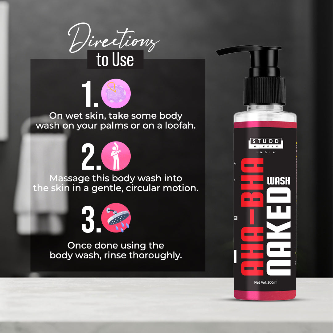 AHA-BHA Naked Wash (Pack of 2)