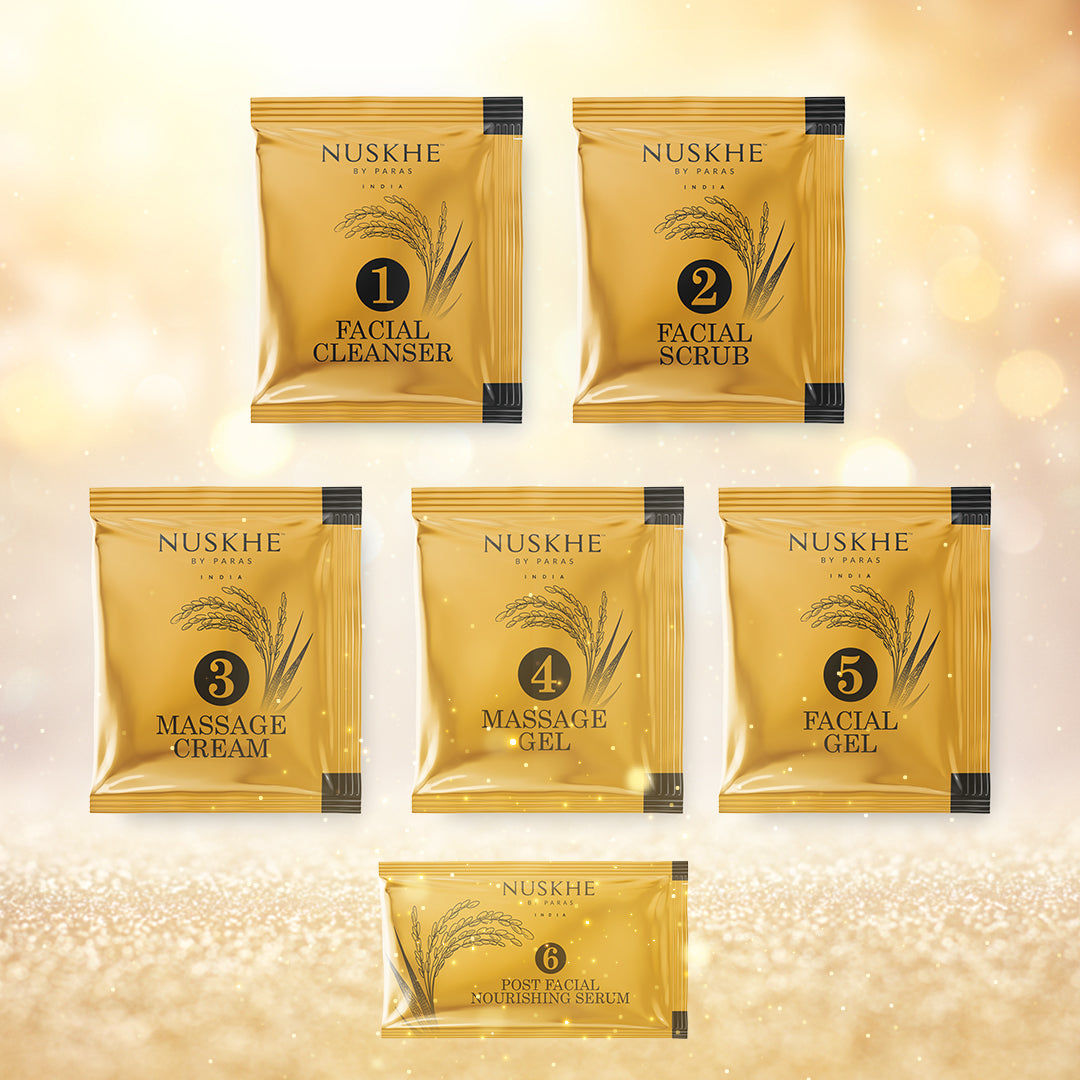 6 Step Ayurvedic Glass Skin Facial Kit | For Men & Women