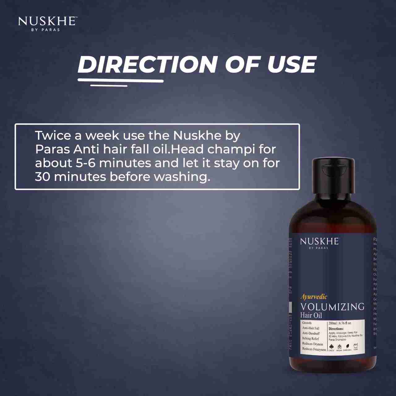 Ayurvedic Volumizing Hair Oil