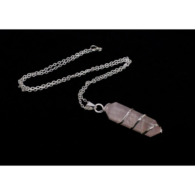 Rose Quartz Crystal (Pendant without chain)