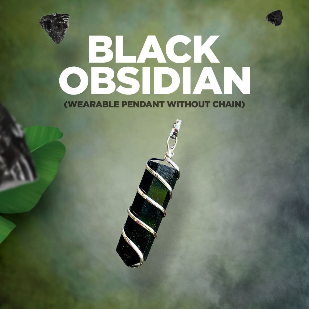 Black Obsidian Pendant