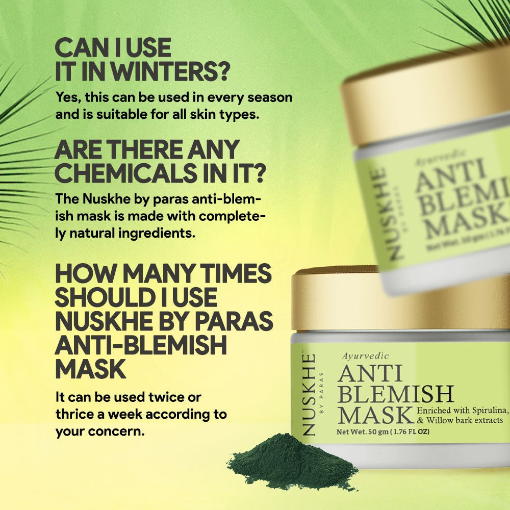 Ayurvedic Anti Blemish Mask