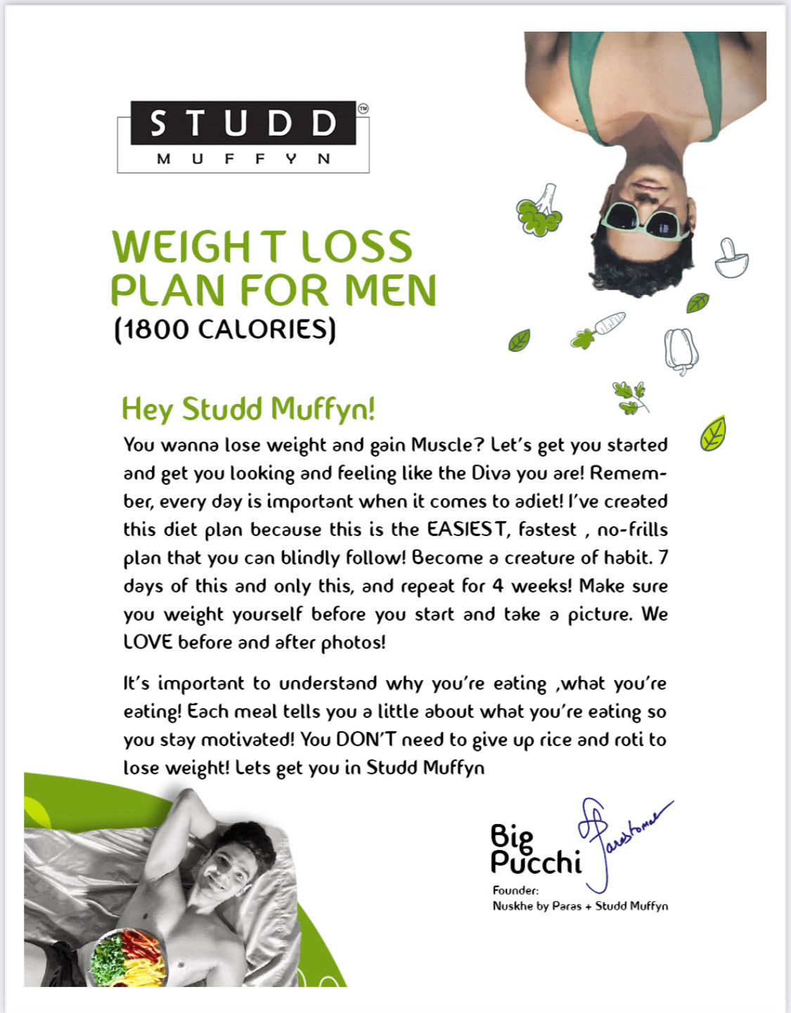 Studd Muffyn 4 week Weight Loss Diet Plan for Men & Women (E-BOOK)