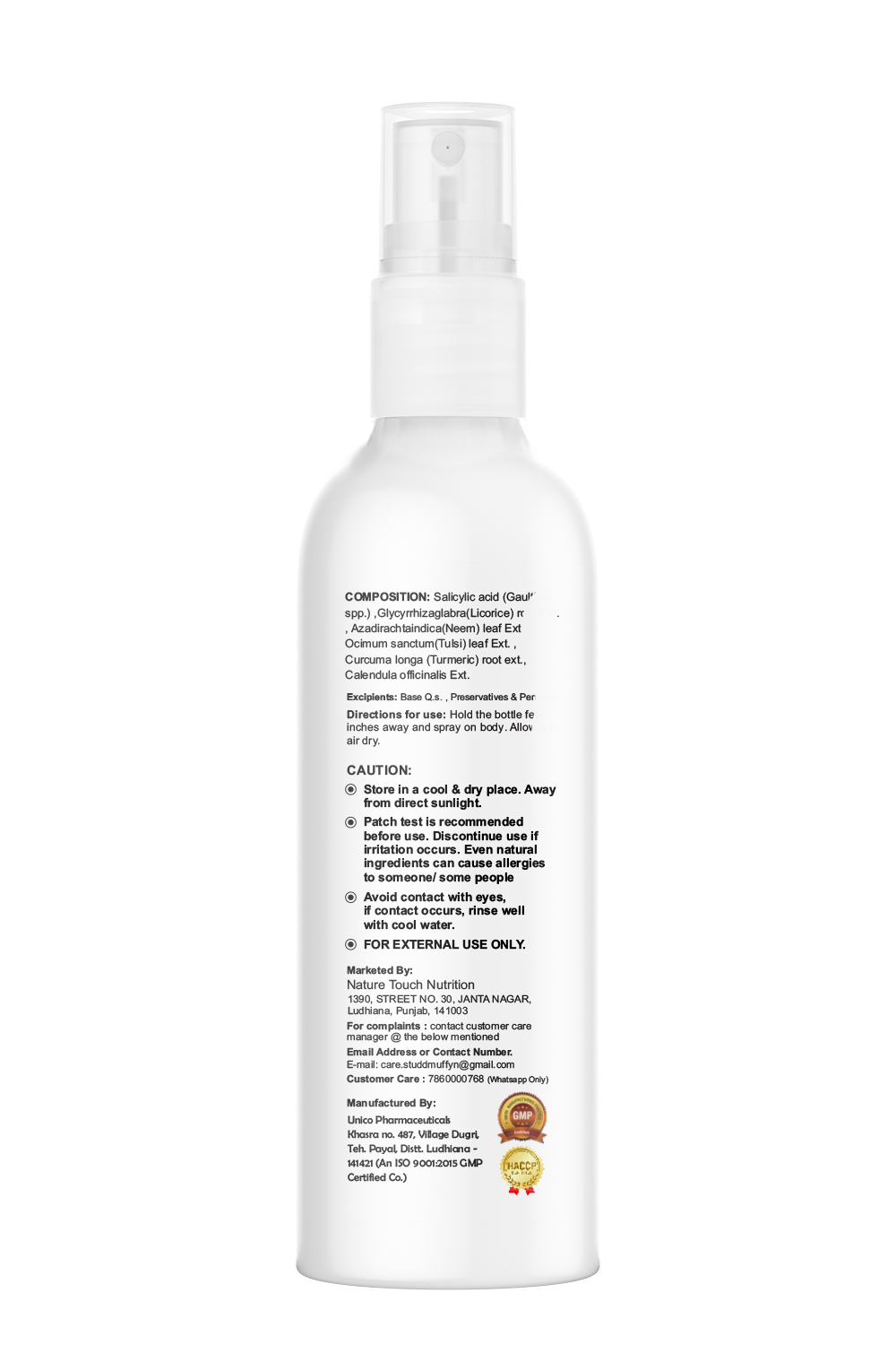 Anti Acne Body Mist