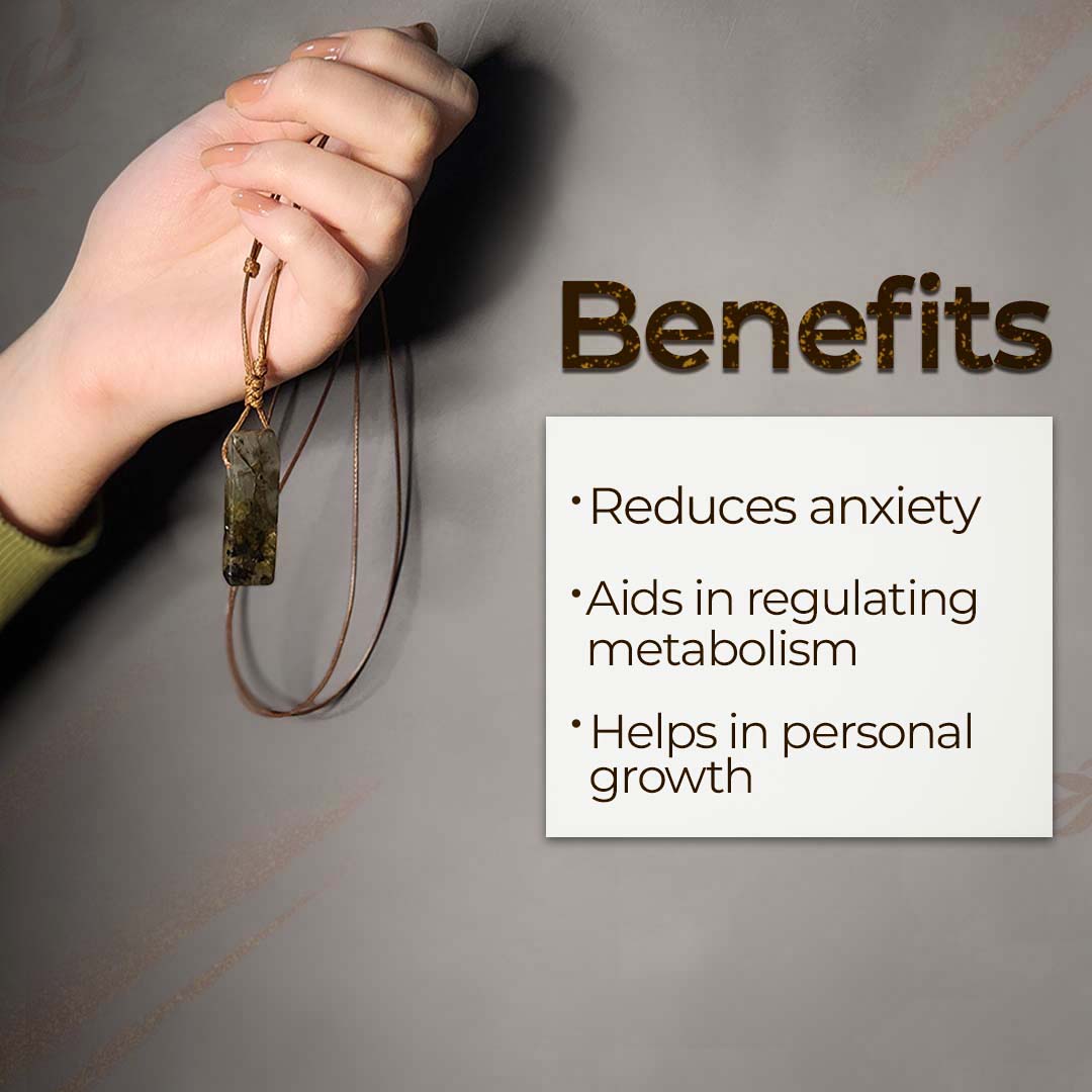 Labradorite Pencil Pendant