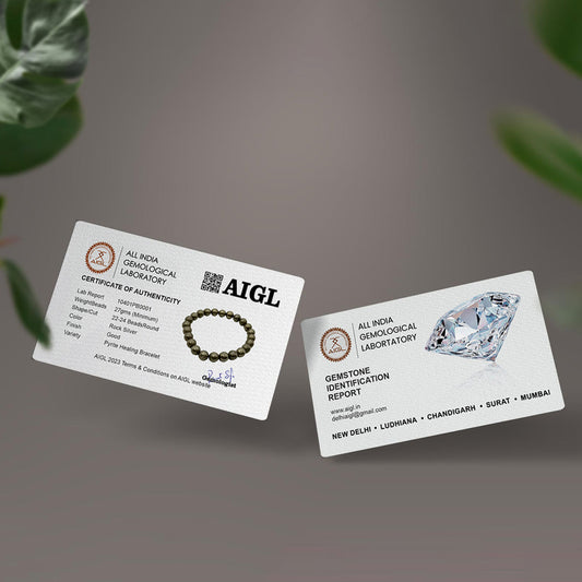 Certificate Of Authenticity For Pyrite Healing Bracelet