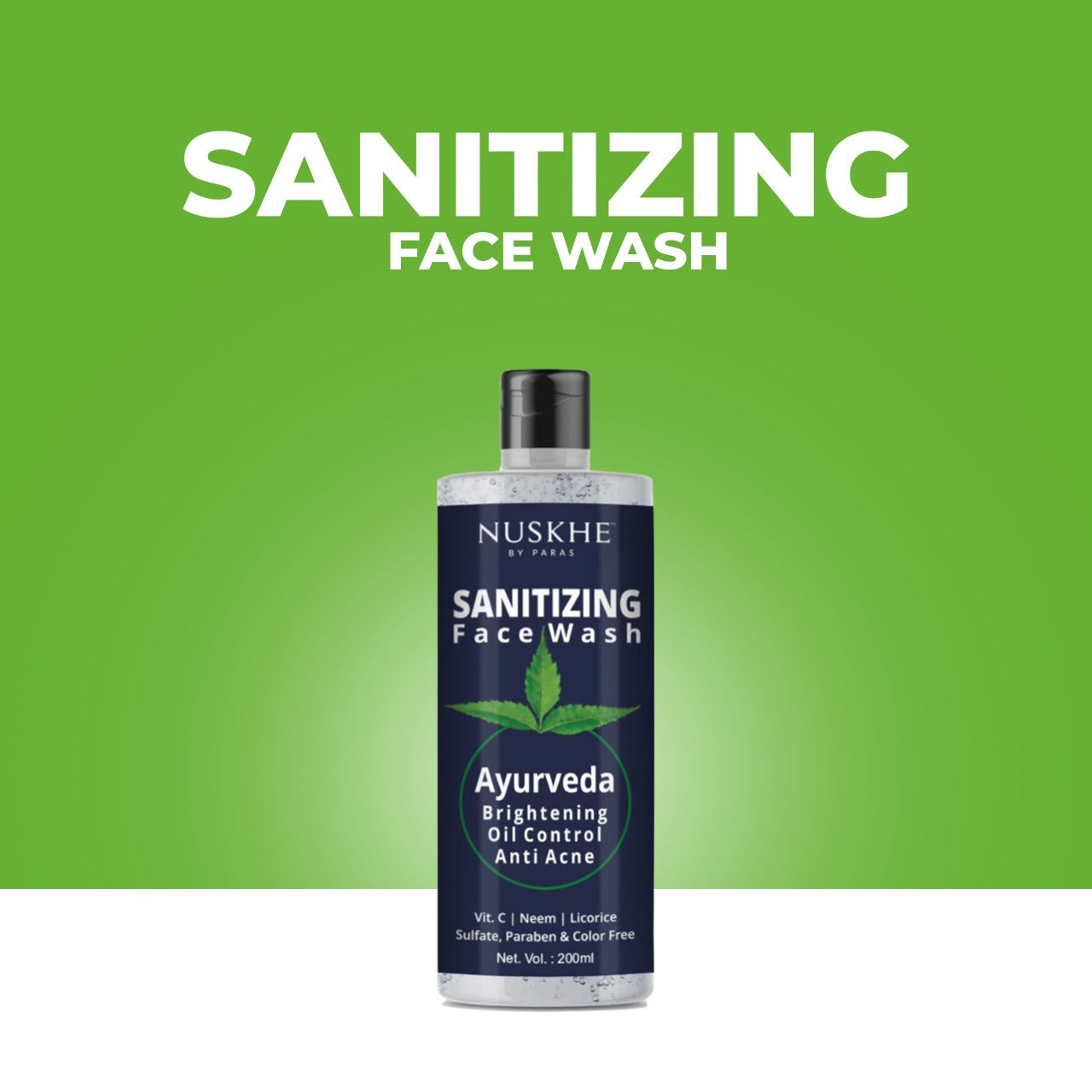 Sanitizing Face Wash