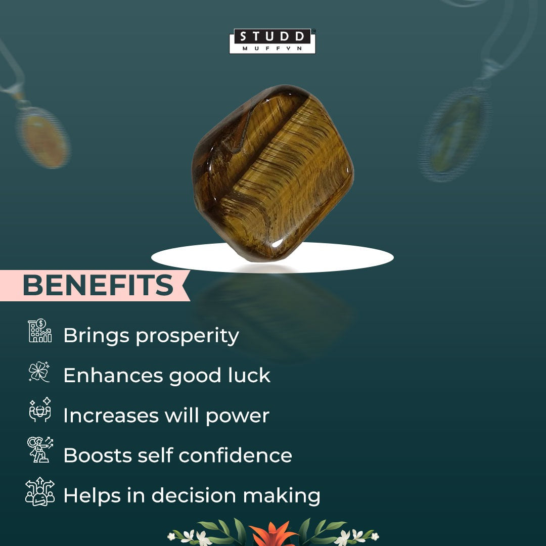 Tiger Eye Pendant (without chain)