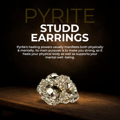 Gems Of Gratitude (Pyrite Earrings + Black Tourmaline Ring)